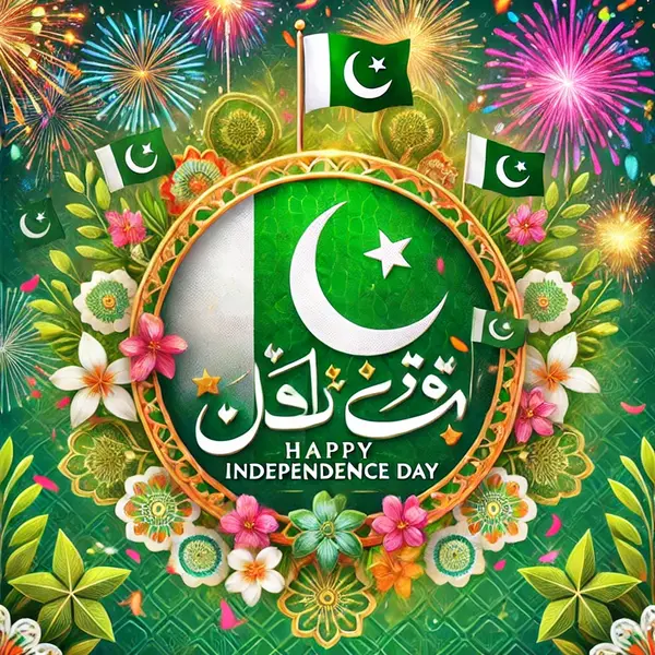 Happy Independence Day Greetings for Pakistan