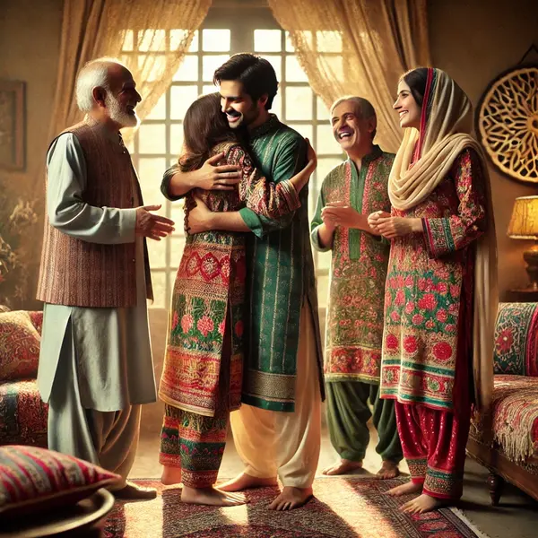Emotional Greetings for Pakistani Families