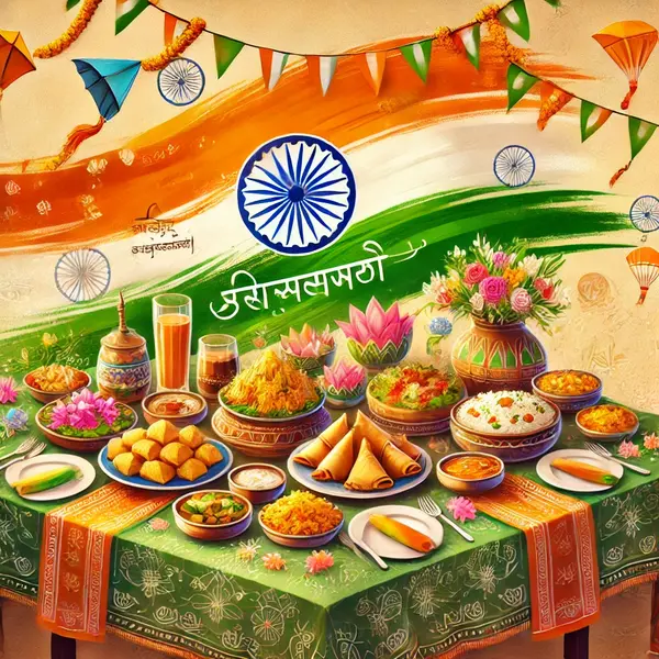 Independence Day Recipes and Food Sharing Quotes for India