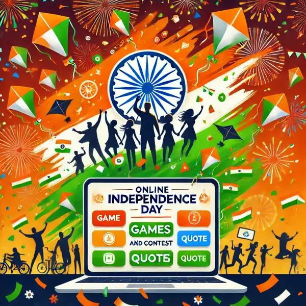 Online Independence Day Games and Contest Quotes for India
