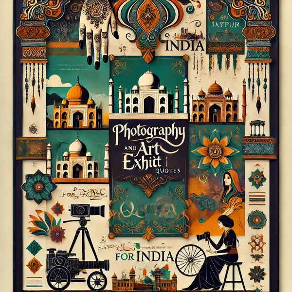 Photography and Art Exhibit Quotes for India