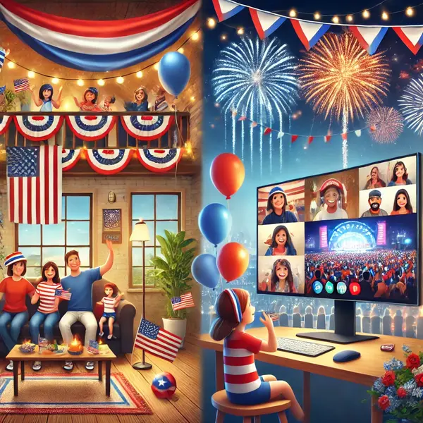 Virtual Independence Day Celebration Ideas at Home and Online