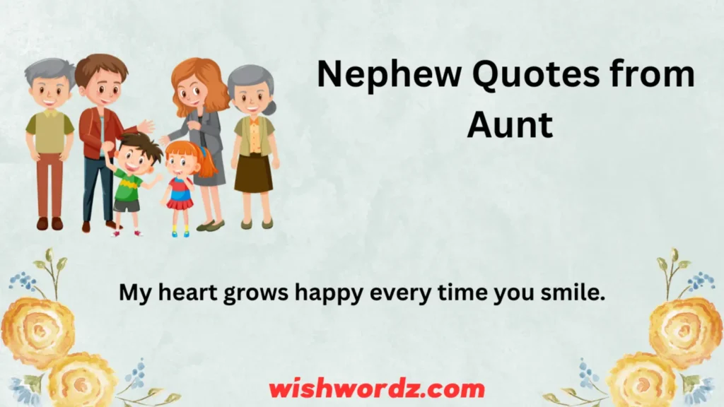 Heart Touching Nephew Quotes from Aunt