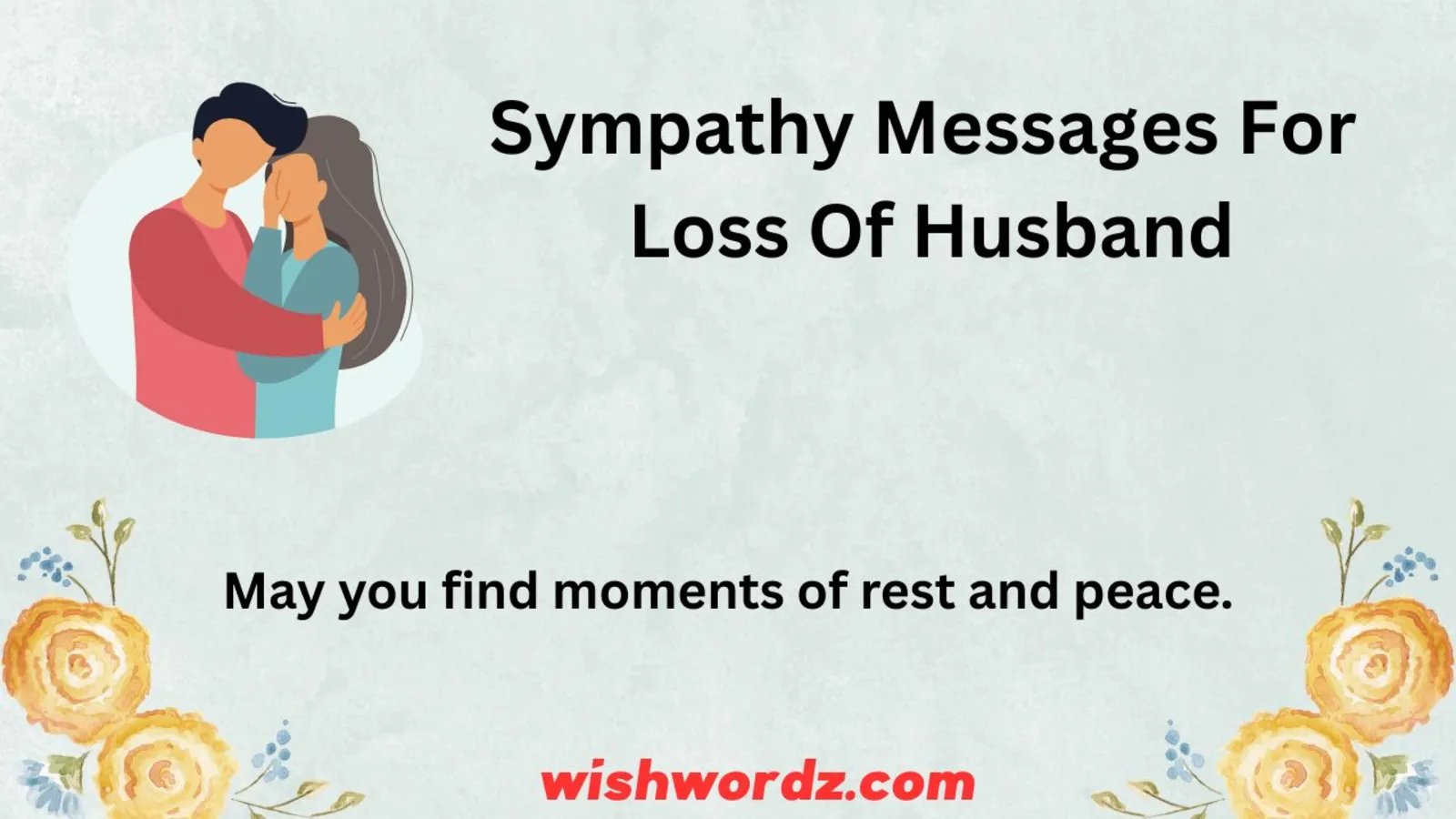 Sympathy Messages For Loss Of Husband