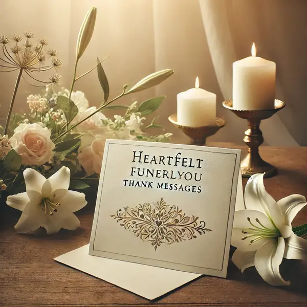 Funeral Attendance Gratitude Notes