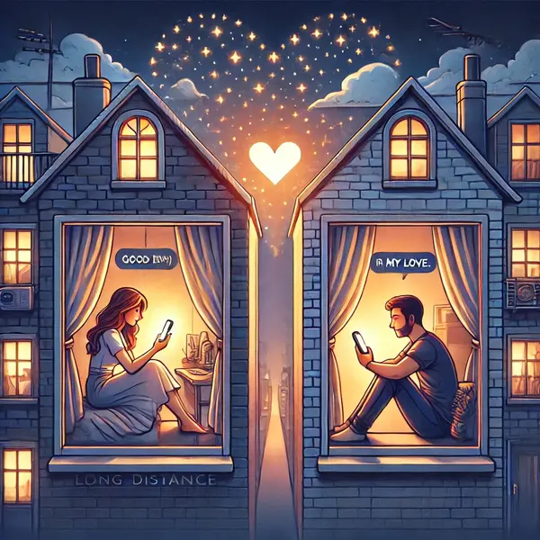 Long Distance Good Evening Messages for My Love
