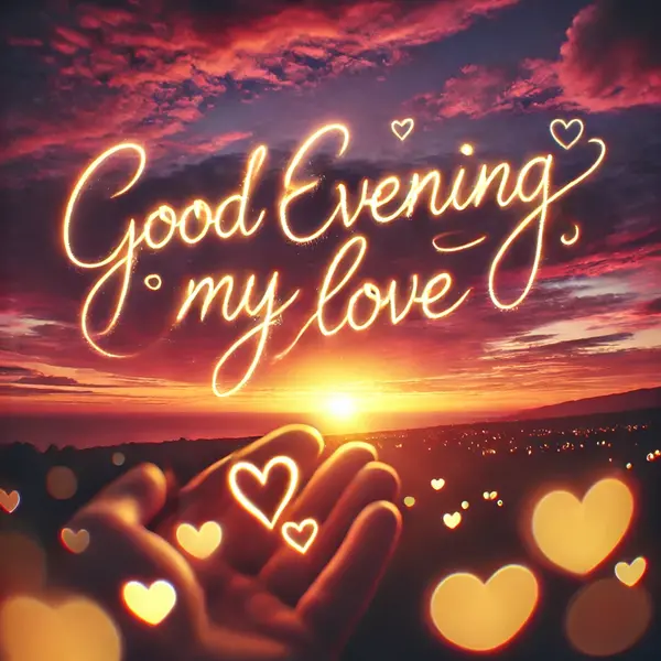 Emotional Good Evening Messages for My Love
