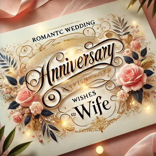Romantic Wedding Anniversary Wishes to Wife