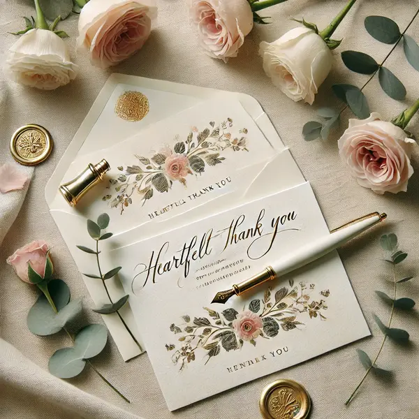 Heartfelt Thank You Notes For Wedding Guests