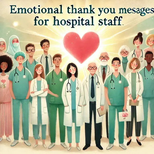 Emotional Thank You Messages for Hospital Staff
