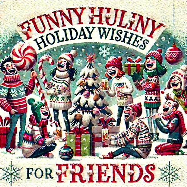 Funny Holiday Wishes for Friends