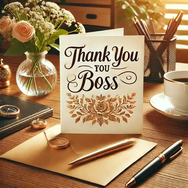 Heartfelt Thank You Messages to Boss