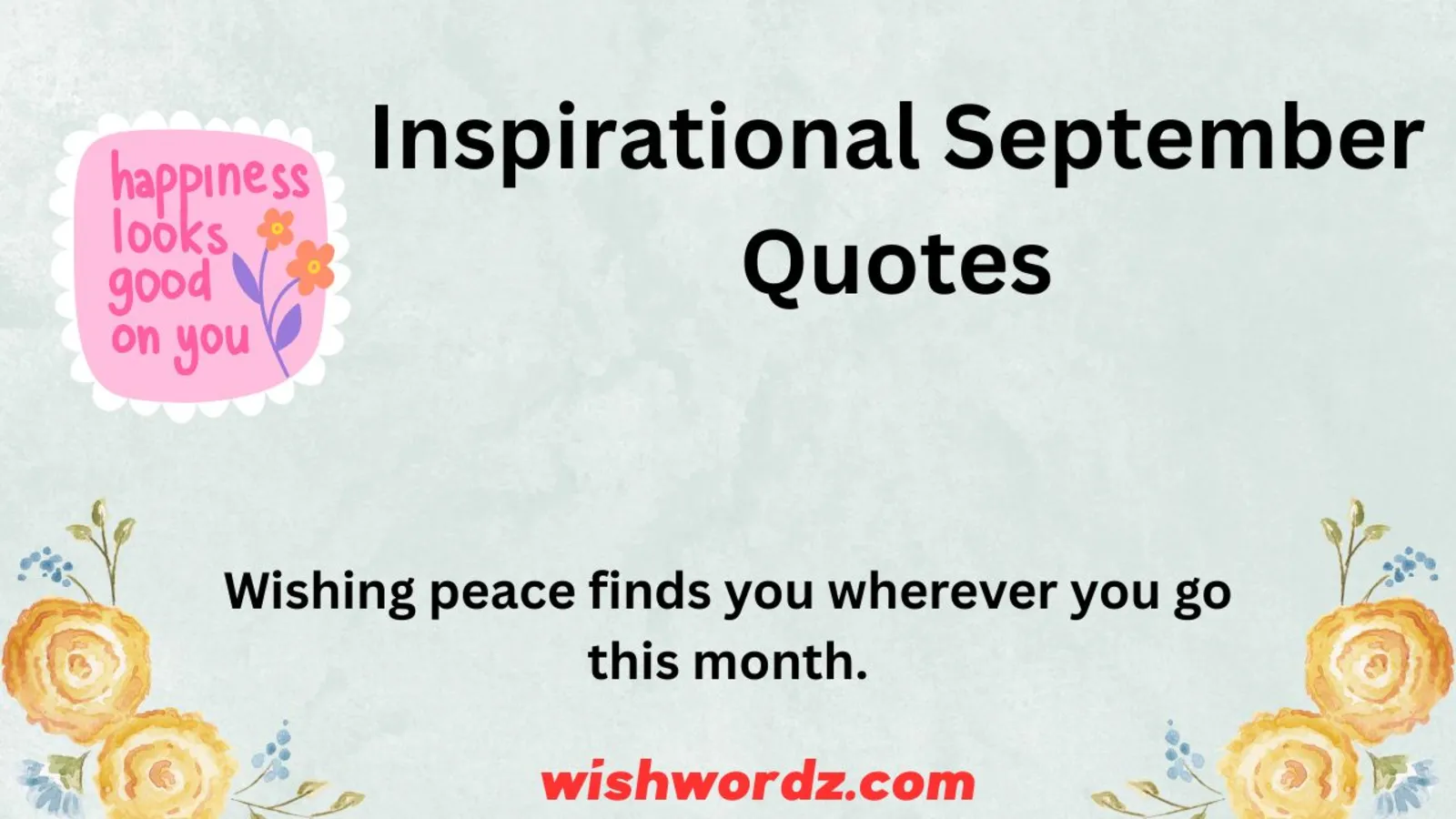 Inspirational September quotes