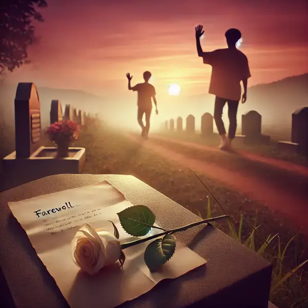 Emotional goodbye messages for a dead friend