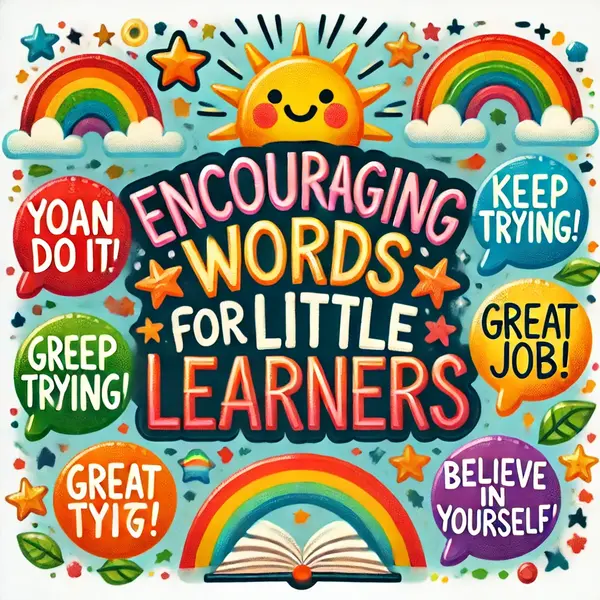 Encouraging words for little learners