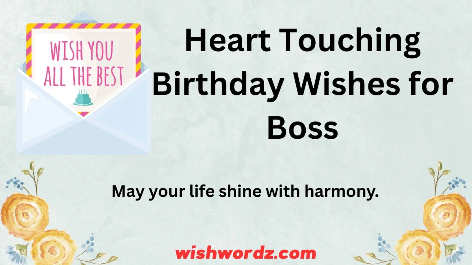 Heart Touching Birthday Wishes for Boss
