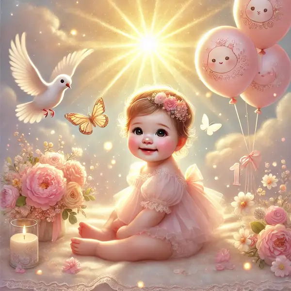 Emotional Blessings for One Year Old Baby Girl