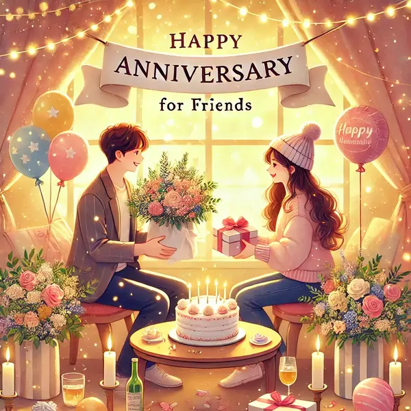 Anniversary Wishes for Friends