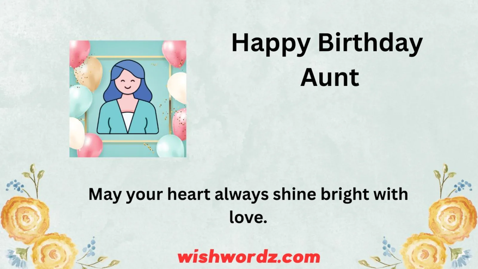 Happy Birthday Aunt