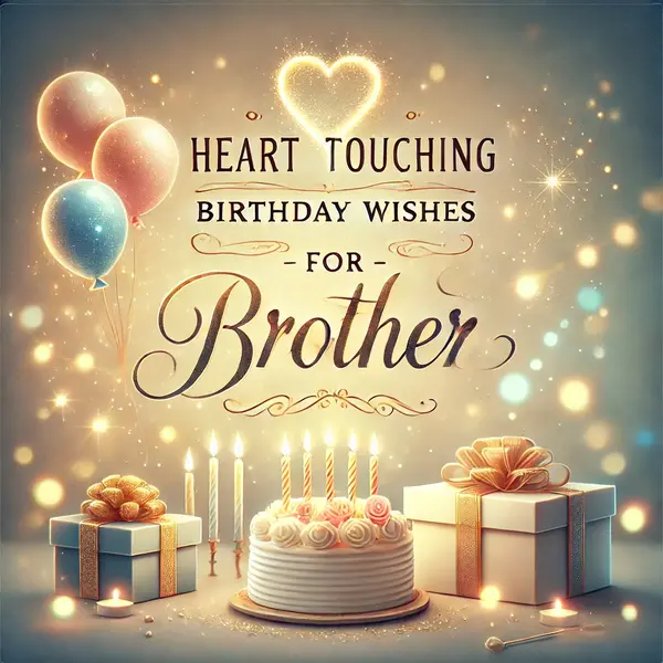 Heart Touching Birthday Wishes for Brother