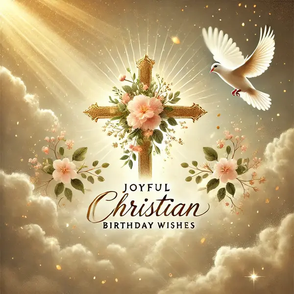 Joyful Christian Birthday Wishes