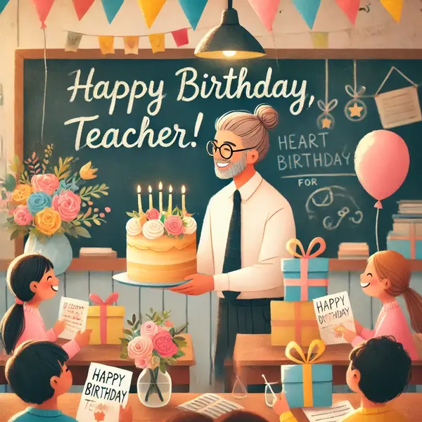 Heart Touching Birthday Messages for Teacher