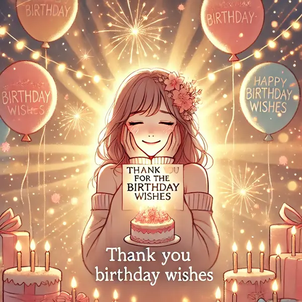 Emotional Thank You for Birthday Wishes