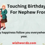 Touching Birthday Wishes for Nephew from Aunt