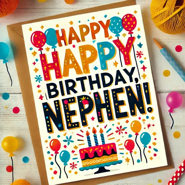Short birthday wishes for nephew