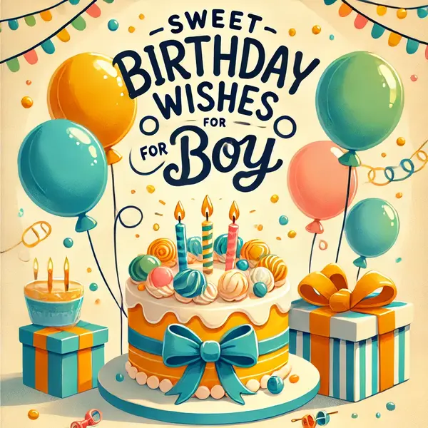 Sweet Birthday Wishes for Boy