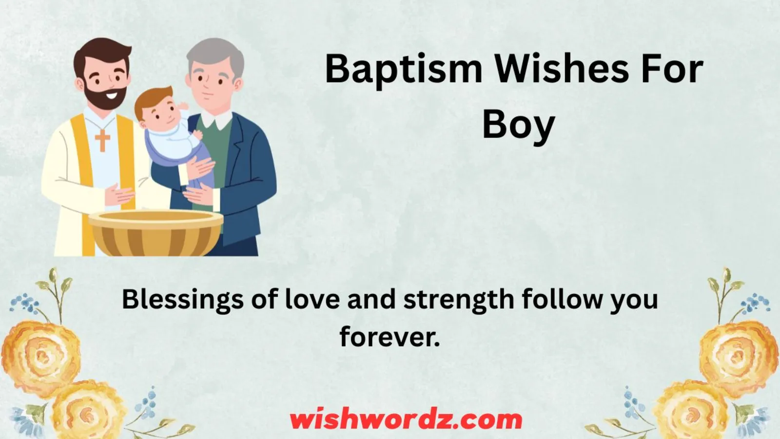 Baptism Wishes For Boy