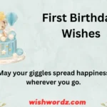 First Birthday Wishes