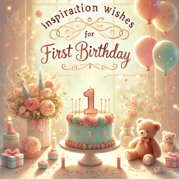 Inspirational wishes for first birthday