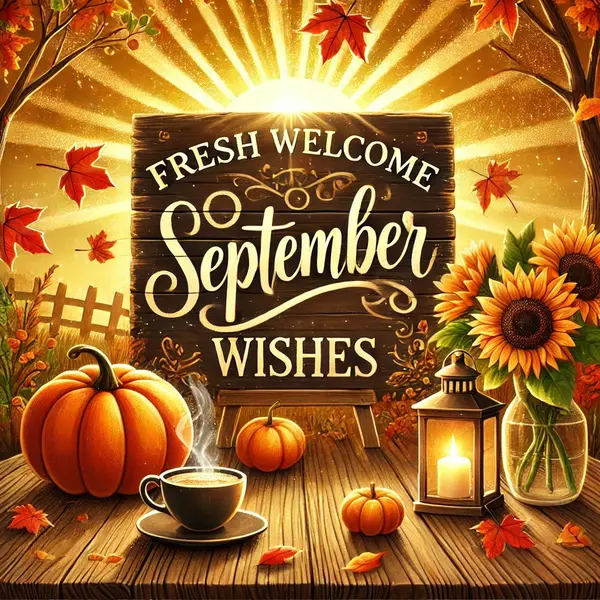 Fresh Welcome September Wishes