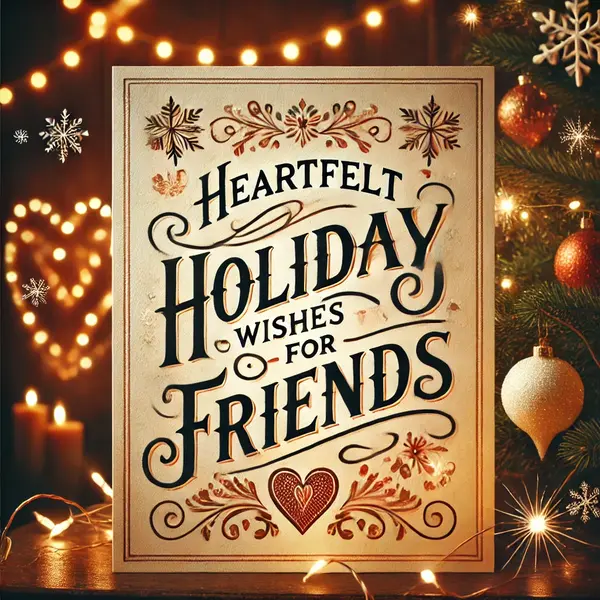 Heartfelt Holiday Wishes for Friends