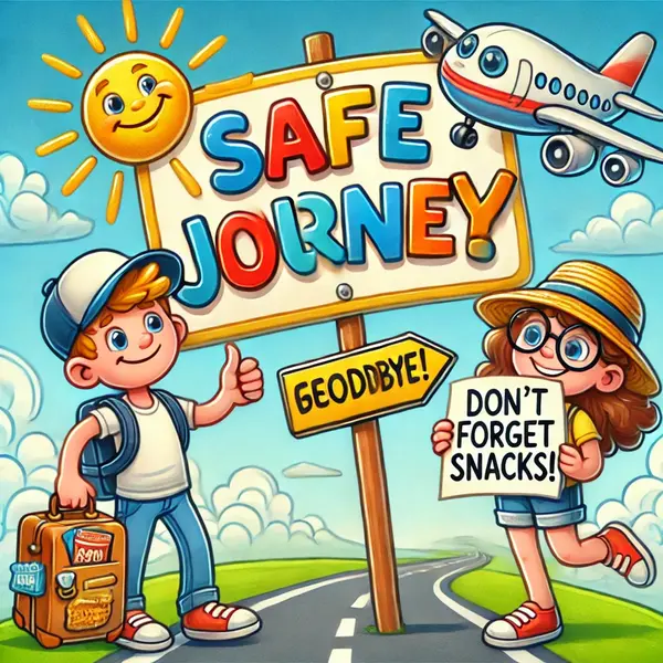 Funny Safe Journey Wishes for Friend
