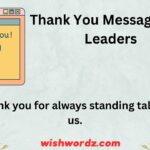 Thank You Messages For Leaders