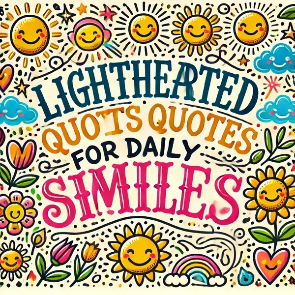 Lighthearted Quotes For Daily Smiles