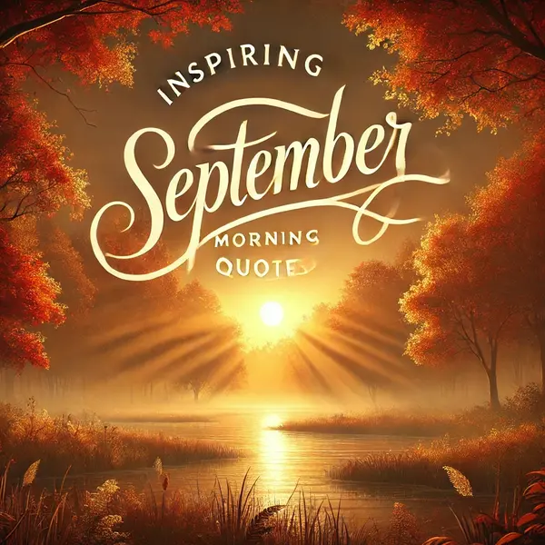 Inspiring September Morning Quotes