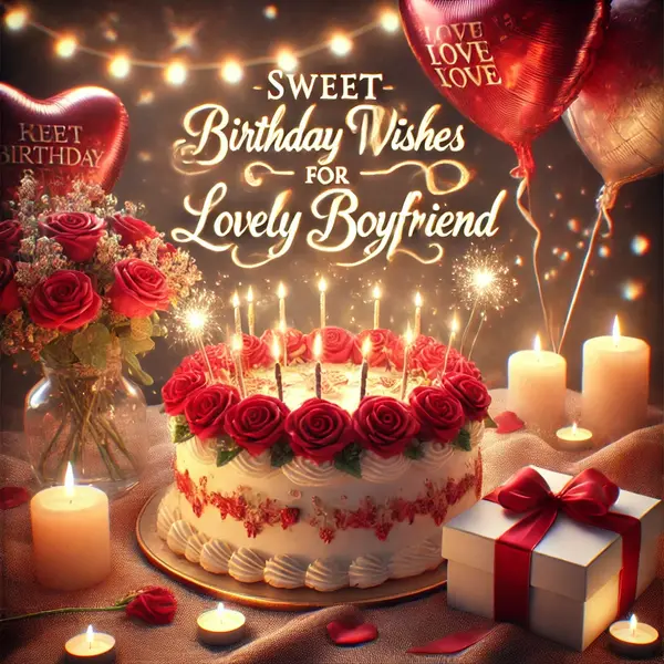 Sweet Birthday Wishes for Lovly Boyfriend