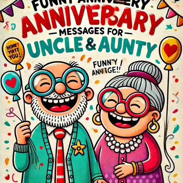 Funny Anniversary Messages for Uncle and Aunty