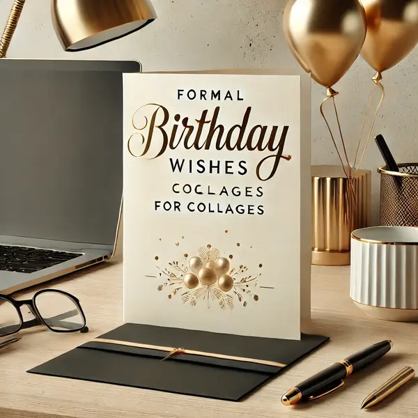 Formal Birthday Wishes for Colleagues