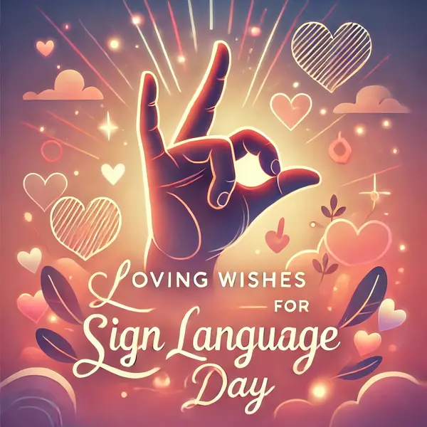 Loving Wishes for Sign Language Day
