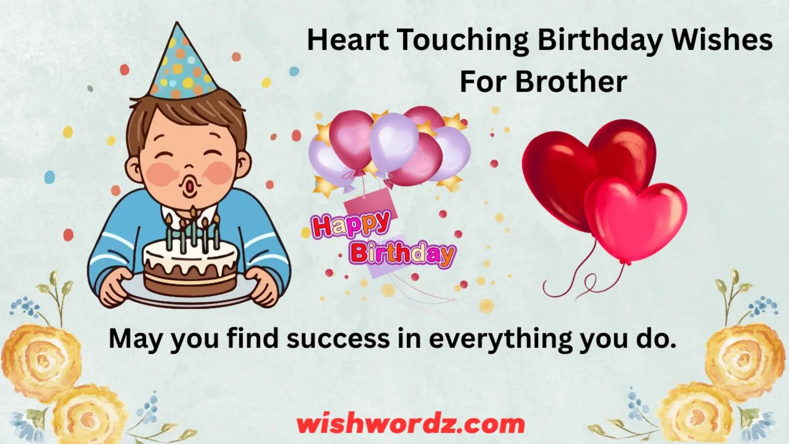 Heart Touching Birthday Wishes For Brother