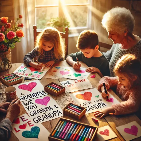 Heartfelt messages from little grandkids