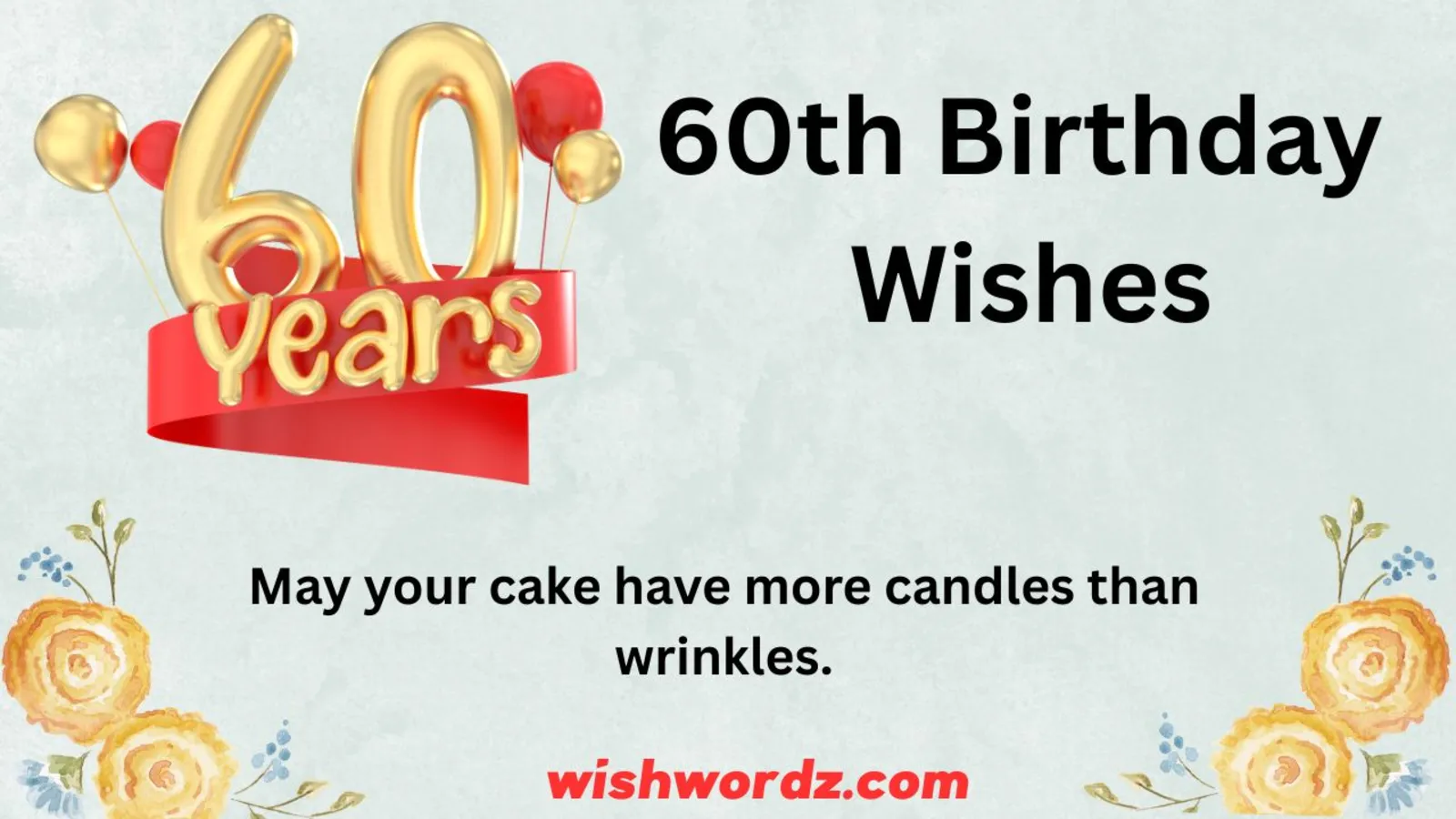 60th Birthday Wishes