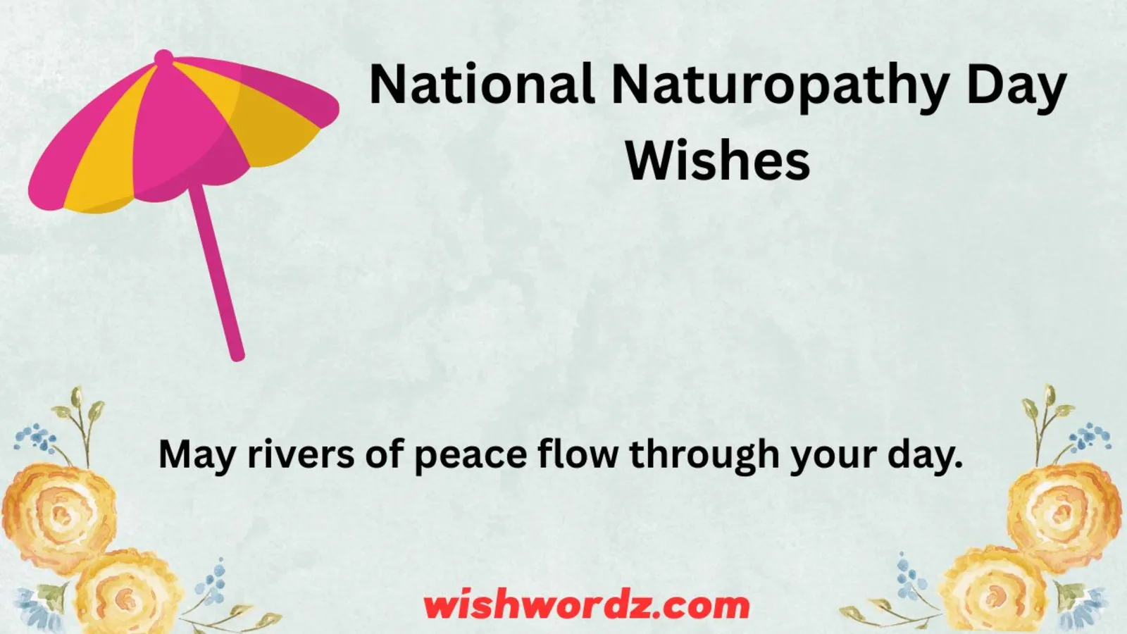 National Naturopathy Day Wishes
