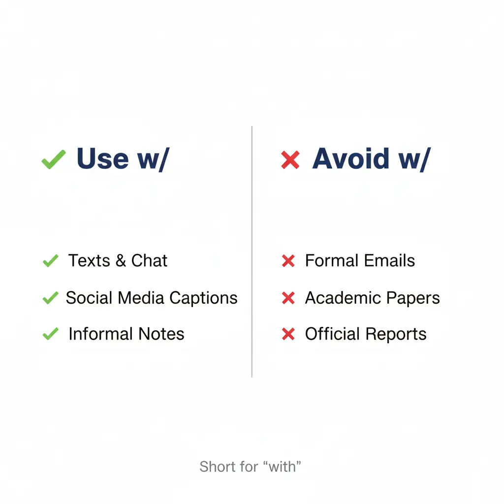 When to Use and When Not to Use w/