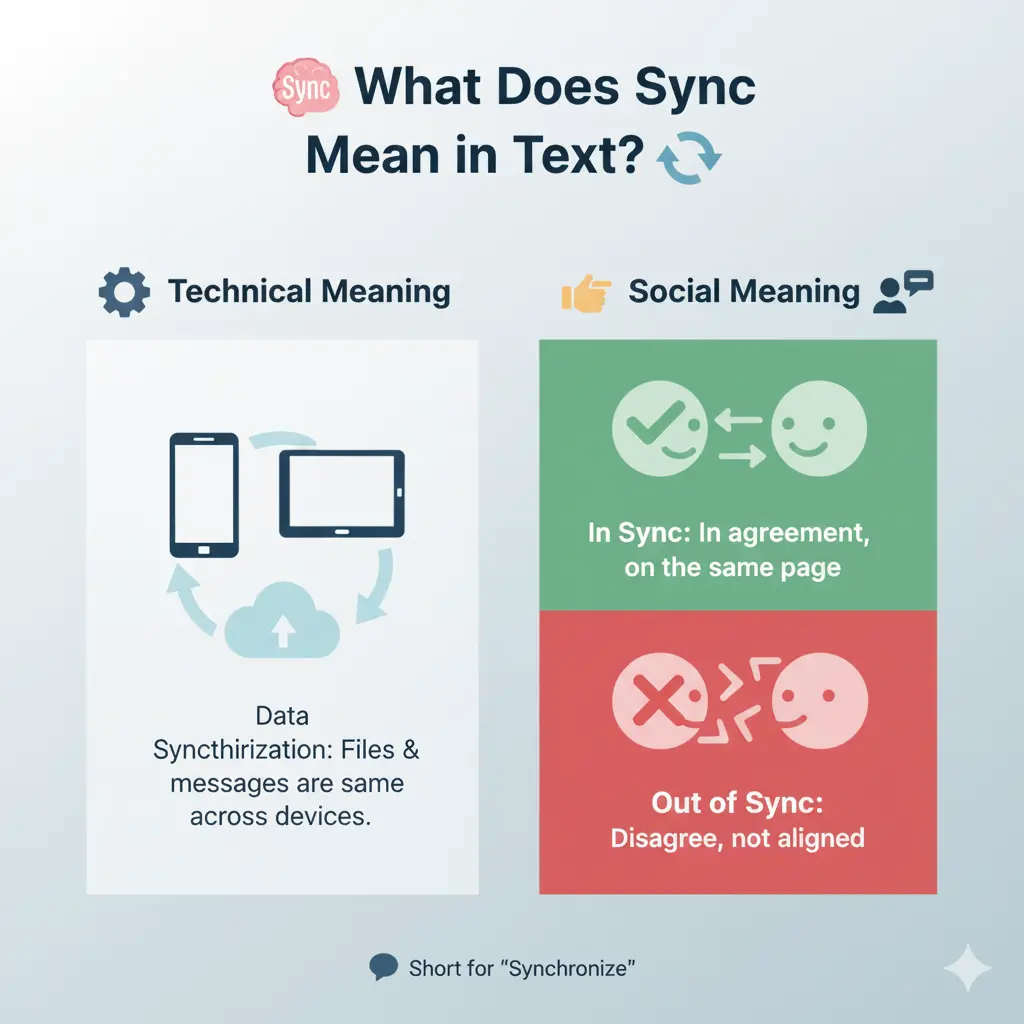 What Does Sync Mean in Text?