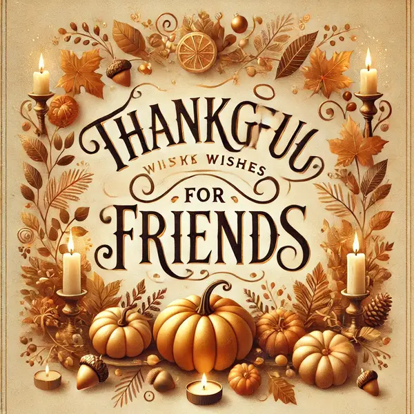 Thankful Wishes for Friends